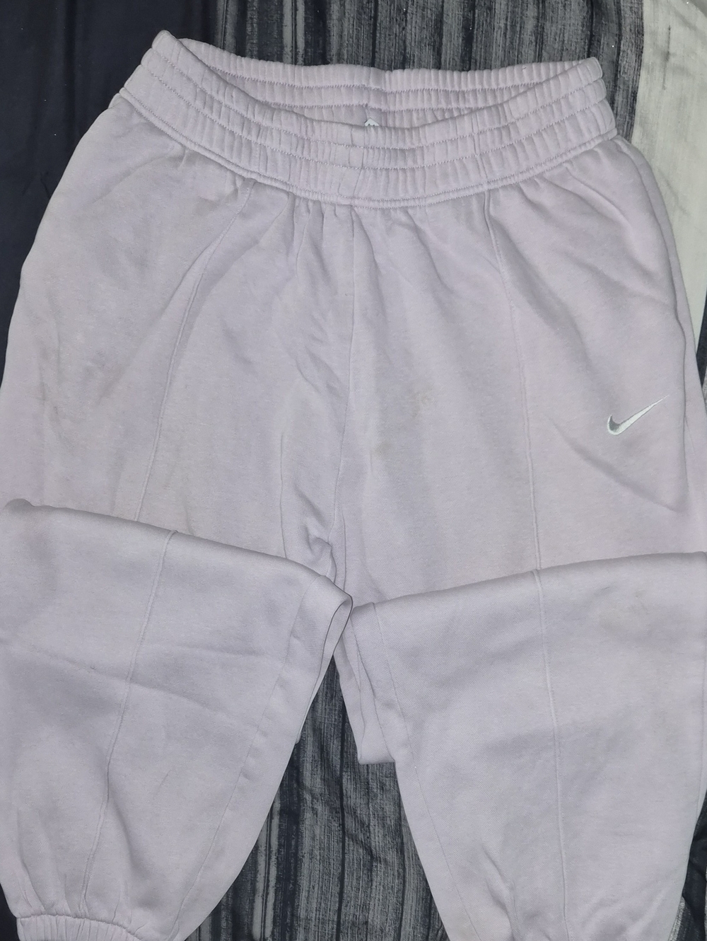 Womens Nike Light Lavender Joggers with Swoosh